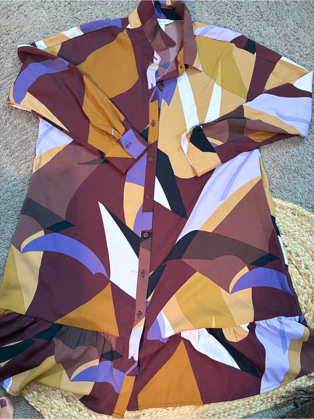 Nine West . women’s geometric design dress